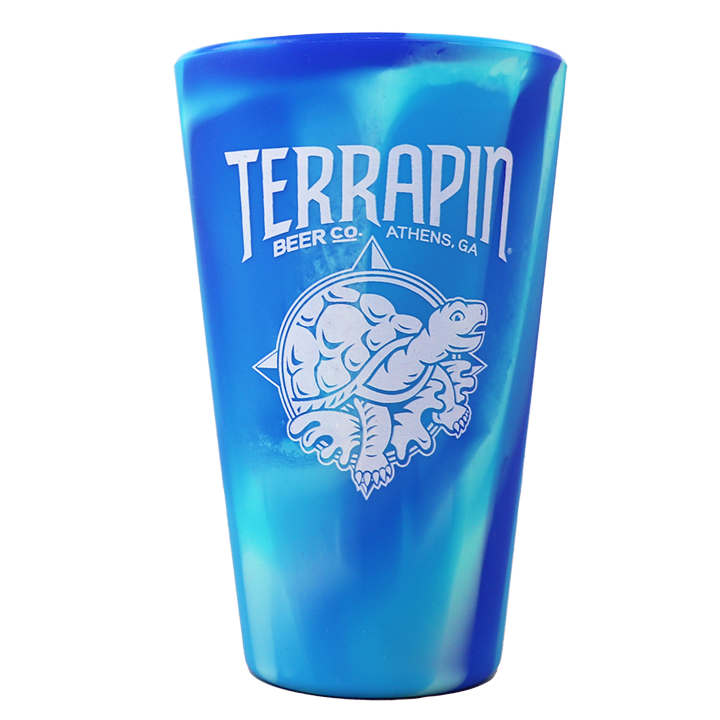 Terrapin Beer Co. WTL Nucleated Pint Beer Glass