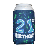 21st Birthday 12oz Coolie
