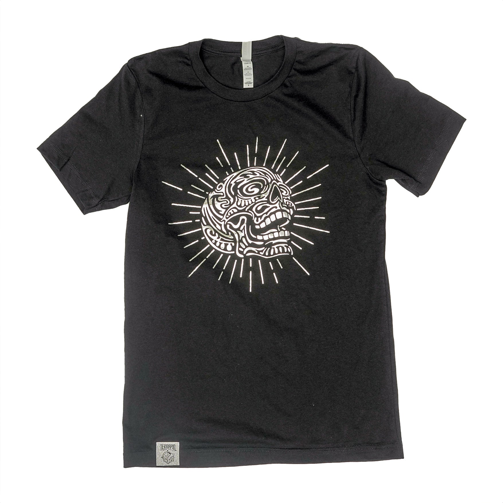 Foiled Sunburst Skull Unisex T-Shirt