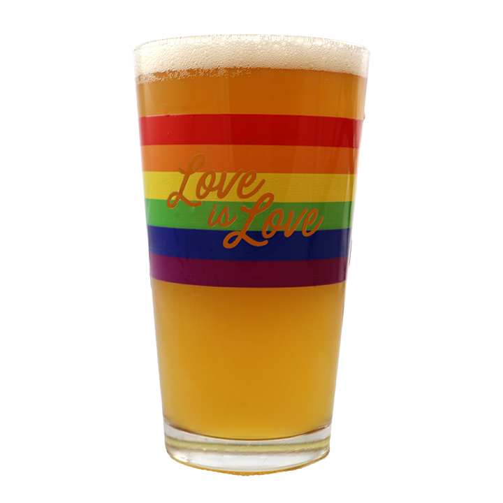 Love is Love Pint Glass